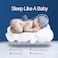 Vital Mattress Topper Soft Comfort White 500 GSM (Dark Blue, Super King Size - W 200 X L 200 Cm)