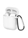 Fitme 2-Piece Silicone Case For Apple Airpods 1/2, Black/White
