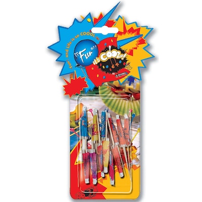 Fun It's Cool Parasol Picks Multicolour 12 PCS