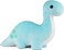 Avocatt Blue Brontosaurus Dinosaur Plushie, 10 Inches Stuffed Animal Plush Dino Plushy And Squishy Long Neck Cute Toy Gift For Boys Girls