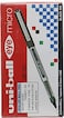 UniBall BallPoint pen  Eye Micro 150 0.5 mm Set of 12 Pieces Black
