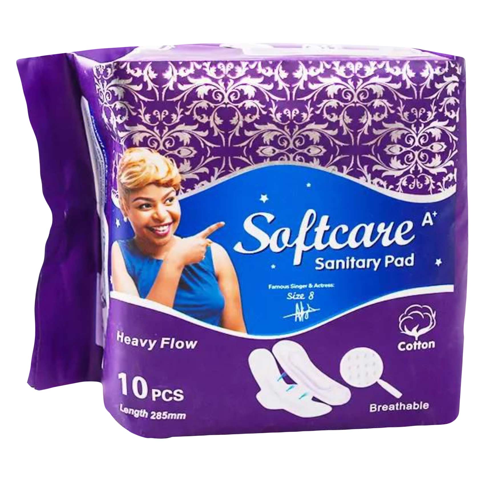 Pad Types Softcare Maxi Thick Sanitary Pads 10 Count Online | Carrefour Kenya