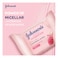 Johnson's  Fresh Hydration Micellar Cleansing Facial Wipes With Rose Water Normal Skin 25 Wipes