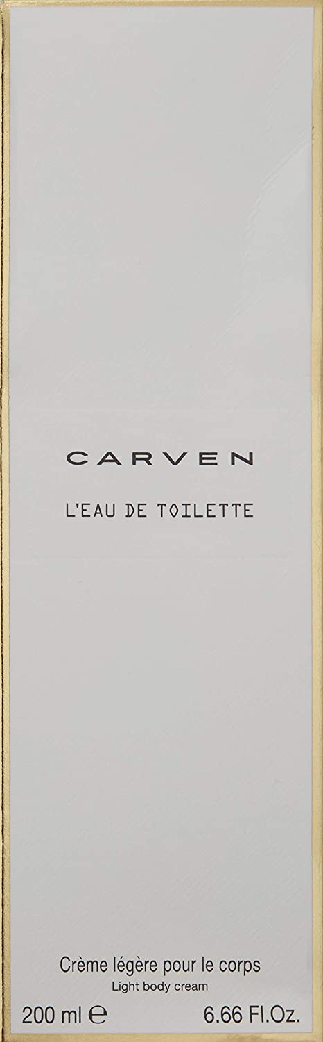 Carven Leau De Toilette Light Body Cream For Women 6.66 Oz Cream