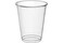 500 - SET - Plastic Clear  Cup With Flat Lid - 16oz (475ml) Take a way - Disposable - Party Cups