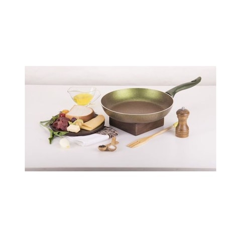 Nouval Granite Plus Frying Pan - 28 Cm - Green