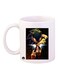 Mega Man Cartoon Printed Mug White/Blue/Green 12ounce