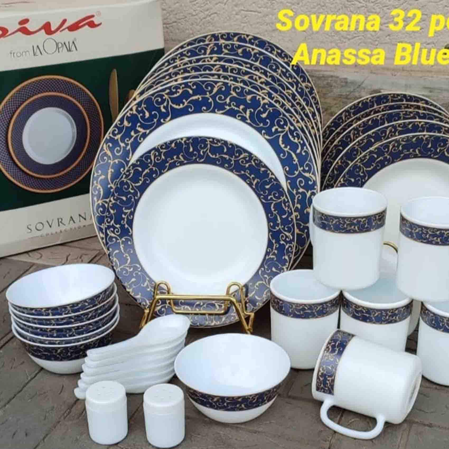 Indiamart Melamine Dinner Set Wilko Buy Glossy 40 Pcs White Purple