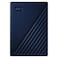 WD My Passport Portable External Hard Disk Drive For Mac 4TB Blue