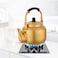 SAQOWARE Yellow Kettle 1.5L&ndash;Golden Kettle-Karak Tea Kettle-Camping Kettle-Camping Tea Kettle &ndash;Korean Kettle(1.5 Liter)