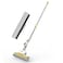PVA Sponge Mop 27cm, Telescopic Handle Quadruple Roller  1 Extra Super Absorbent PVA Sponge Refill   Household Cleaning Tool  Best for Kitchen, Tiles, Multi-Surface Hard Floor (1+1)