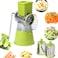Generic Spiralizer Vegetable Slicer, Spiral Slicer, Manual Vegetable Mandoline Slicer, Round Vegetable Chopper Grinder, Carrot Shredder Nut Chopper, With 3-Blades