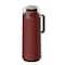Tramontina Exata Red Polypropylene Thermal Beverage Dispenser with 1 L Glass Liner