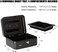Rubik Medium Cash Box Steel Register With Tray And Lock Durable Portable Money Box Safe For Bills Jewelry Receipts Coins (20x16x9cm) Black