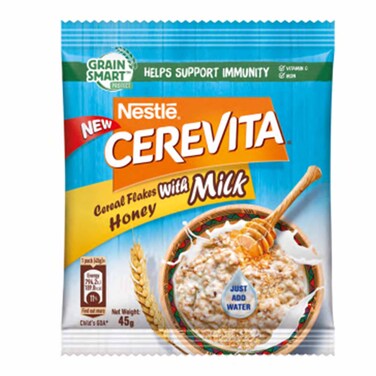 Nestle Cerevita Cereal Flakes With Milk 45g