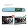 1080P HD Car DVR Vehicle Rear View Mirror Cam - balck