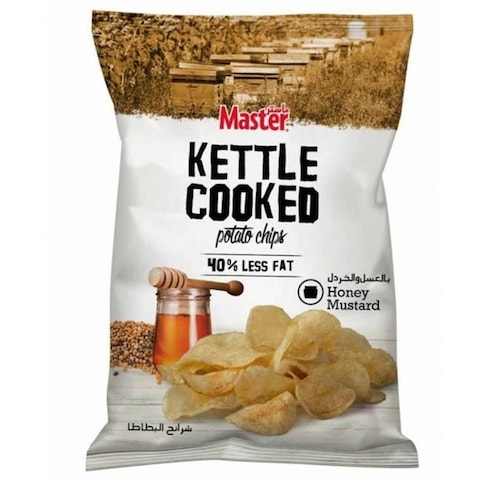 Master Potato Chips Kettle Cooked Honey Mustard 80 Gram Online ...