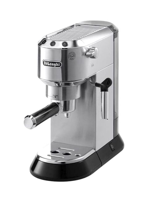 DeLonghi Dedica Compact Espresso Machine 1300W DLEC685.M Silver/Black/Clear