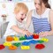ESSEN Montessori Shape Sorting Stacking Educational Sorter Stacker Toy for Toddlers Preschool Kids
