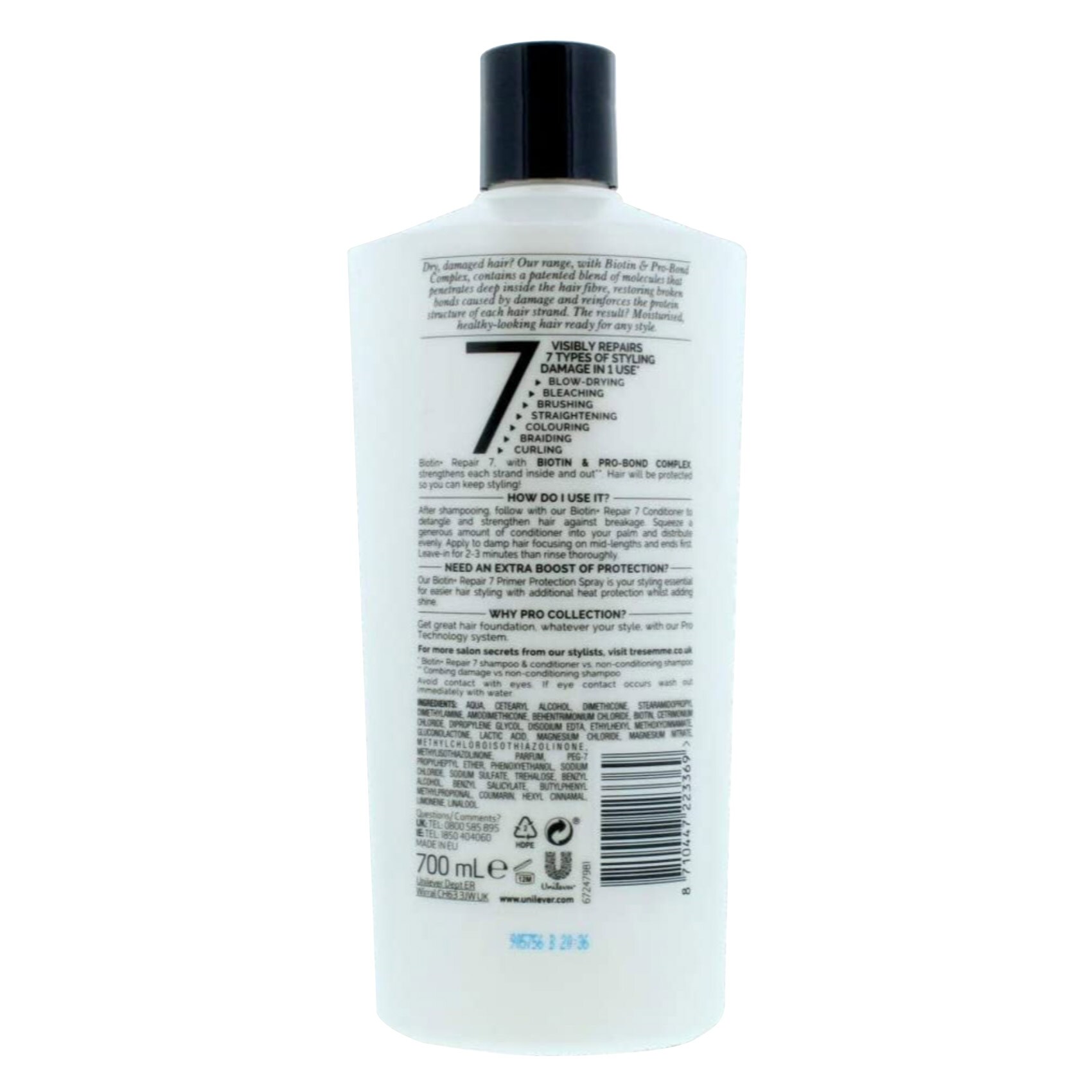 Tresemme Condetionar Keratin 700 Ml product thumbnail 2
