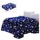 Fabienne Silky Soft Single Blanket Stars Printed Flannel Throw for Sofa