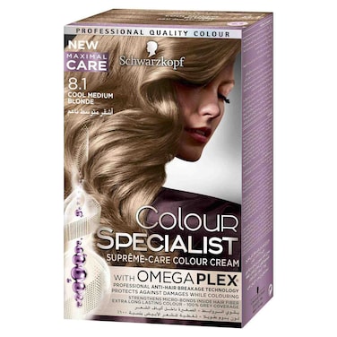 Schwarzkopf Colour Specialist Cream 8.1 Cool Medium Blonde 60ml