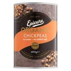 Buy Epicure Organic Chick Peas In Water 400g in UAE