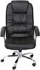 Karnak Boss Executive Office Chair Steel Structure, PU Leather 360 Swivel Desk Gaming Chair High Back &amp; Adjustable Height Computer Table Chair, Soft Foam Gaming Study Chair Lumbar Support, Kc66