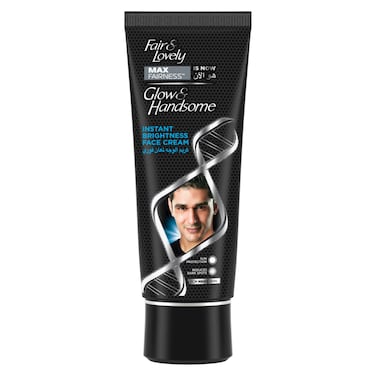 Glow &amp; handsome formerly fair &amp; lovely face cream for men instant brightness for glowing skin 100g