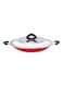 Delcasa Appachetty With Lid Red/Silver 21centimeter