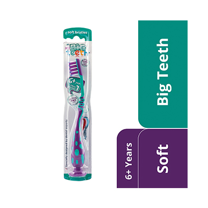 Aquafresh Big Teeth Soft Bristles Toothbrush Junior 6 Years