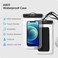 Spigen Universal Waterproof Phone case [2 Pack] IPX8 Pouch A601 compatible with iPhone, Samsung Galaxy and Smartphone up to 6.9 inches - Crystal Clear
