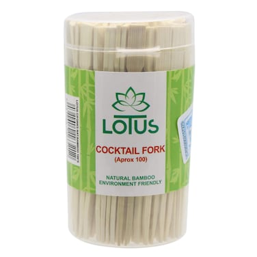 LOTUS COCKTAIL FORK T/PICKS 100&#39;S