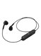 Generic Wireless In-Ear Neckband Headset With Microphone Black