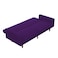 In House Shahrzad 2 In 1 Sofabed Velvet Upholstered - Dark Purple