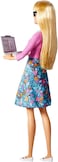 ​Barbie Teacher Doll, Blonde, with 10 Teaching Accessories, Including Spinning Globe and a Laptop that Opens and Closes, Gift for 3 to 7-Year-Olds GJC23