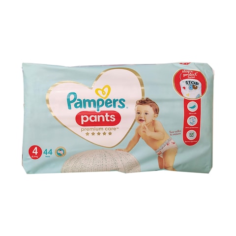 Pampers Premium Care Diaper Pants Maxi Size 4 9-14kg 44 Count