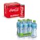 Coca Cola Carbonated Soft Drink 330ml Pack of 6 + Arwa Water 500ml Pack of 6