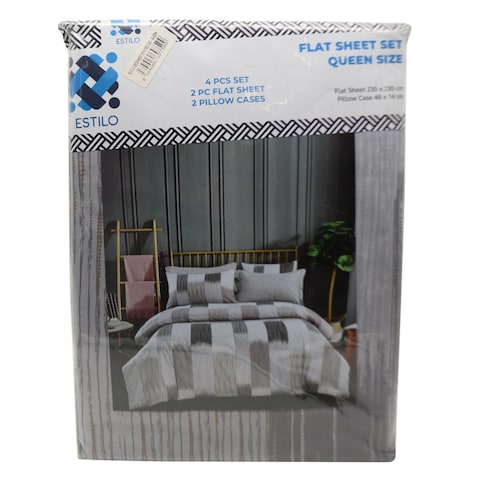 ESTILO BEDSHEET PRINTED 5X6 QUEEN