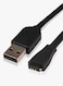 Voberry - USB Charging Cable For Fitbit Force/Charge 25centimeter Black