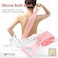 Generic Silicone Back Bath Shower Wash Body Belt Brush Bath Towel Exfoliating Body Brush