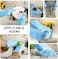 ZALCOON Dishwashing Sponge Gloves for Kitchen ,Silicone Gloves Reusable Rubber Cleaning Gloves ,Silicone Dishwashing Scrubber Glove
