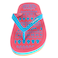 Bahamas BHL-142 Slipper For Women Size 8 Aqua Peach