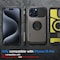 Spigen Slim Armor MagFit for iPhone 15 Pro case cover with Kickstand MagSafe compatible (2023) - Gunmetal