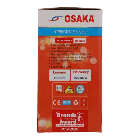 Osaka Led Bulb 28 Watt