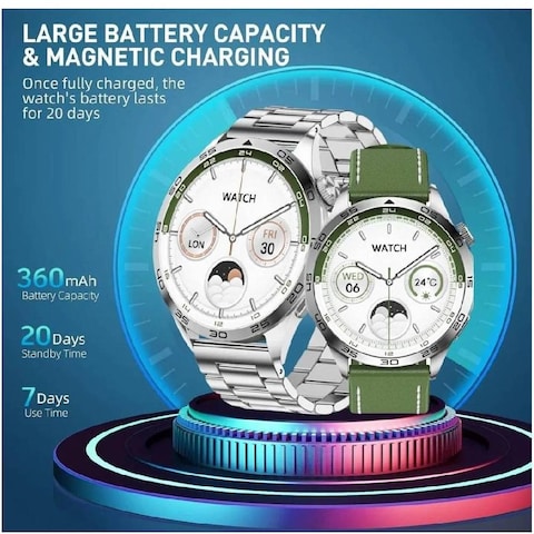 2023 Smart Watch Answer Make Calls, Fitness Watches With Sports Blood Oxygen Heart Rate Sleep Monitor IP68 Waterproof Smart Watch For Android iOS Phones Silver