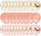 Aostar - 30-Count Gold &amp; Rose Gold Confetti Dots Balloons, Real Rose Gold Latex Balloons 12' For Birthday Party, Wedding, Bridal Shower, Baby Shower