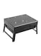 Generic Portable Barbecue Charcoal Grill Black/Silver 35x26x6centimeter