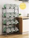 Generic 4 Tier Foldable Storage Shelf With Wheels, 71*34*125cm, Black, Takako