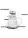 Mibru V60 Coffee Server Maker Heat Resistant Glass Pot Pour Over Server Kettle Coffee Teapot Hand Drip Pour Over 400ml